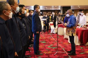 Bupati Lambar Hadiri Pelantikan Pengurus PWI