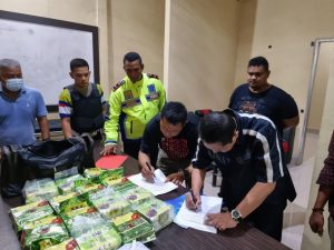 Polres Mesuji Gagalkan Pengiriman Sabu-sabu 15 Kg Dalam Kemasan Teh