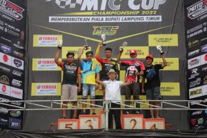 Bupati Lamtim Hadiri Final Mototrack MTC Championship 2022