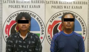 Diduga Miliki Sabu-sabu, Dua Pria Diamankan Polres Way Kanan