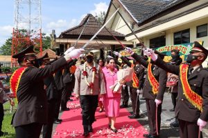 Polres Way Kanan Gelar Pisah Sambut Kapolres