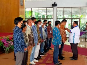 Wabup Ali Rahman Hadiri Pelantikan Ketua Gapensi Way Kanan