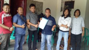 Didampingi Keluarganya Sonny Imawan Maju Sebagai Kandidat Ketua Apdesi