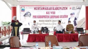 Istri Bupati Lampung Selatan Jadi Ketua PMI