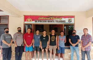 Lima Tersangka Curat Ditangkap Polisi