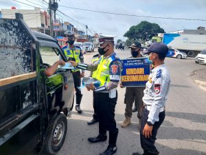Hari Terakhir OKK 2022, Satlantas Polres Mesuji Tilang 15 Kendaraan Odol