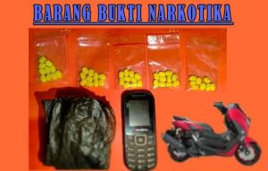 Satresnarkoba Polres Way Kanan Tangkap Pengedar Ekstasi