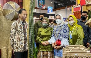Sulam Jelujur Asal Pesawaran Ikut  Inacraf di Jakarta