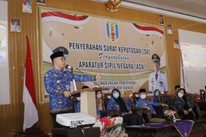 Bupati RAS Serahkan SK 631 ASN Way Kanan