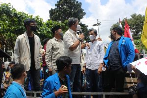 DPRD Metro Akan Menindaklanjuti Aspirasi Mahasiswa ke Pusat