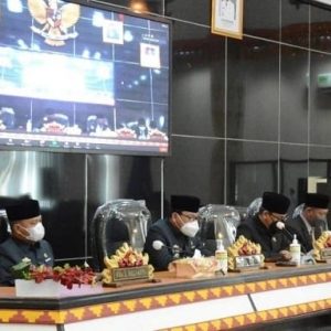 DPRD Metro Gelar Rapat Paripurna Rekomendasi LKPJ Walikota 2021