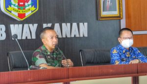Dandim 0427/Way Kanan Sosialisasikan Rekrutmen Komcad BNMD