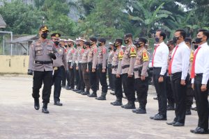 Kapolres Pringsewu Pimpin Gelar Pasukan Operasi Ketupat Krakatau