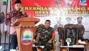 Bupati Lamsel Resmikan Kampung Pancasila