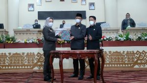 DPRD Tuba Sampaikan Rekomendasi LKPJ Bupati 2021