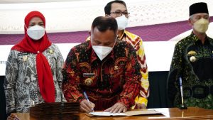 Bupati Lamsel Hadiri Rakor Pemberantasan Korupsi Terintegrasi Tahun 2022