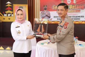 Bupati Tuba Sambut Kedatangan Kapolda Lampung