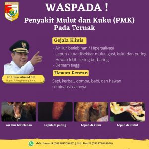 Peternak di Tubaba Diminta Waspada Wabah PMK