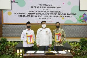 Pemkab Pringsewu Kembali Raih Opini WTP dari BPK RI