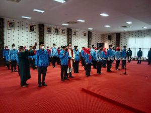 Puluhan Pejabat Fungsional Tulang Bawang Dilantik