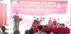 Dinas PMPPTSP Lamsel Gelar Bimtek LKPM Online dan OSS RBA