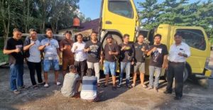 Polsek Banjar Agung Tangkap Pencuri dan Penadah Mobil Truk di Riau