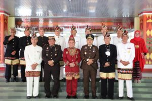 Pemkab Lambar Ikuti Upacara Kelahiran Pancasila Secara Virtual