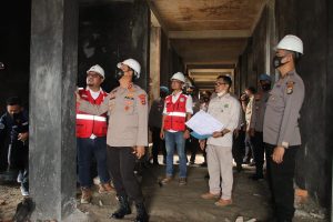 Kapolda Lampung Tinjau Proyek Mapolres Pringsewu