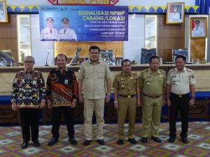 Bupati Lamteng: Sosialisasi NPWP Tingkatkan Kesadaran Pelaku Usaha