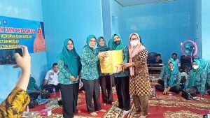 Pori Karlia Sulpakar Tinjau Pelatihan Sulam Ulat