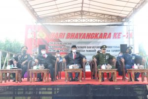 Polres Tuba Gelar Upacara Hari Bhayangkara ke-76 Secara Virtual