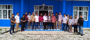 Komisioner Bawaslu Lambar Sambangi Sekretariat PWI