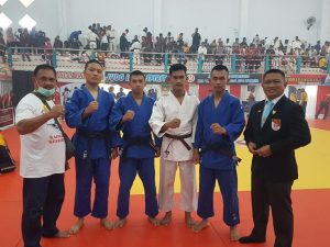 Wakapolres Mesuji Jadi Wasit Kejuaraan Judo Piala Kapolri 2022