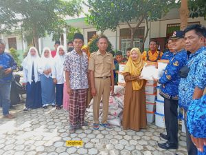 Pasca Kebakaran YPI Al-falah BPBD Bergerak Cepat Berikan Bantuan