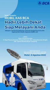 Pelayanan Mobil Kas BCA Hadir di Pasar Modern Pulung Kencana