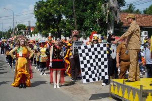 Musa Ahmad Buka Lomba Drum Band Piala Bupati Lamteng