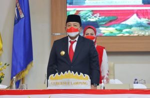 Gubernur Arinal Dengarkan Pidato Presiden Jokowi di Gedung DPRD