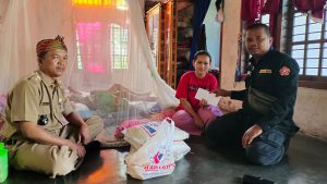 Karang Taruna Mesuji Beri Bantuan  Warga Jaya Sakti
