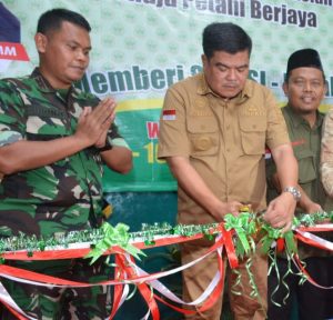 Resmikan Pabrik Pupuk Organik Wong Agro, Ini Pesan Bupati Lamteng