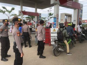 Polres Pringsewu Pantau Distribusi BBM di SPBU