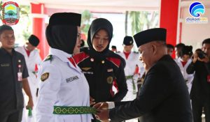Bupati Nanang Kukuhkan Anggota Paskibraka Lamsel