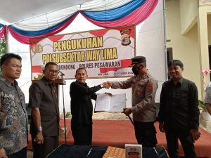 Polsubsektor Waylima Diresmikan Kapolres Pesawaran