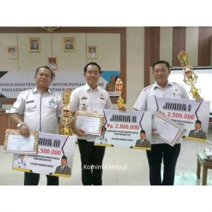 Kominfo Juara 1, Bapenda 2 Inovasi Daerah Kategori OPD