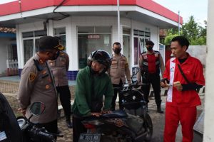 Kapolres Pesawaran Sidak Tiga SPBU di Gedong Tataan