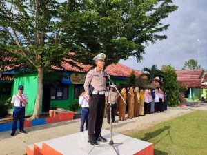 Kasat Lantas Polres Mesuji Jadi Pembina Upacara, Ini Pesannya