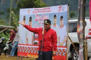 Buka Turnamen Peratin Cup 2022, Ini Harapan Bupati Lambar