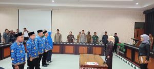 Pj Bupati Tubaba Lantik Lima Pejabat Administrator