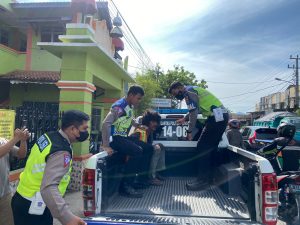 Diduga ODGJ, Seorang Pria Diamankan Satlantas Polres Pringsewu