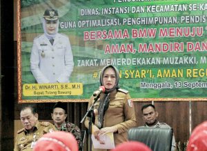 Lantik Pengurus UPZ, Ini Pesan Bupati Winarti