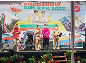 Walikota Wahdi Sambut Bus KPK Jelajah Negeri Bangun Anti Korupsi